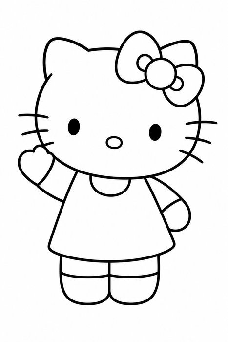 빨간 사과 - 음식 어린이 색칠공부 도안