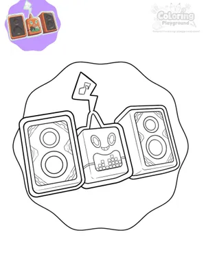 DJ 로토무 색칠도안 색칠도안