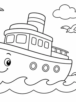 Sailing Ship coloring page