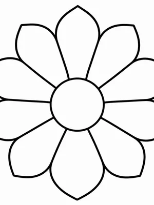 10 Petal Flower Mandala coloring page